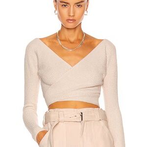 New A.L.C. Juliana Knit Wrap Top